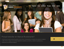Tablet Screenshot of ibbustamante.com